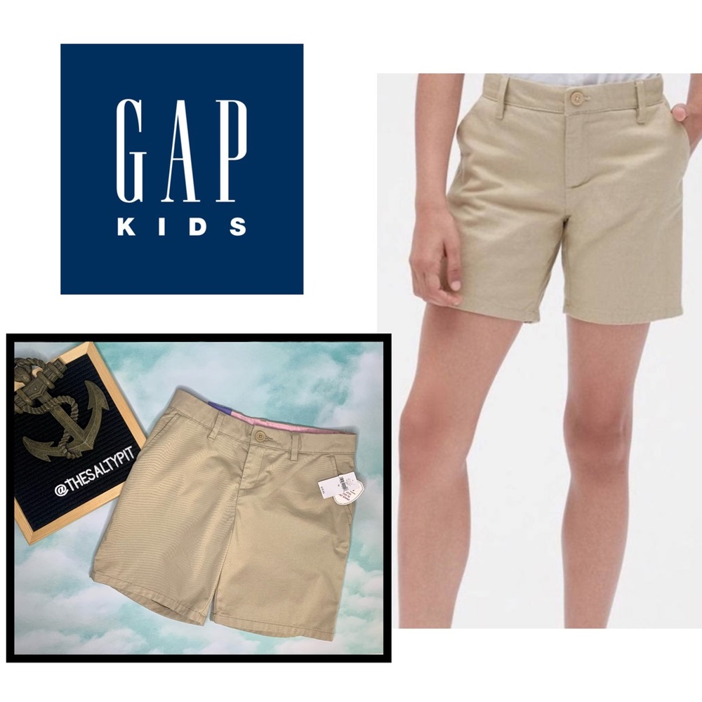 NWT Gap Kids Uniform Midi Shorts, Size 10
